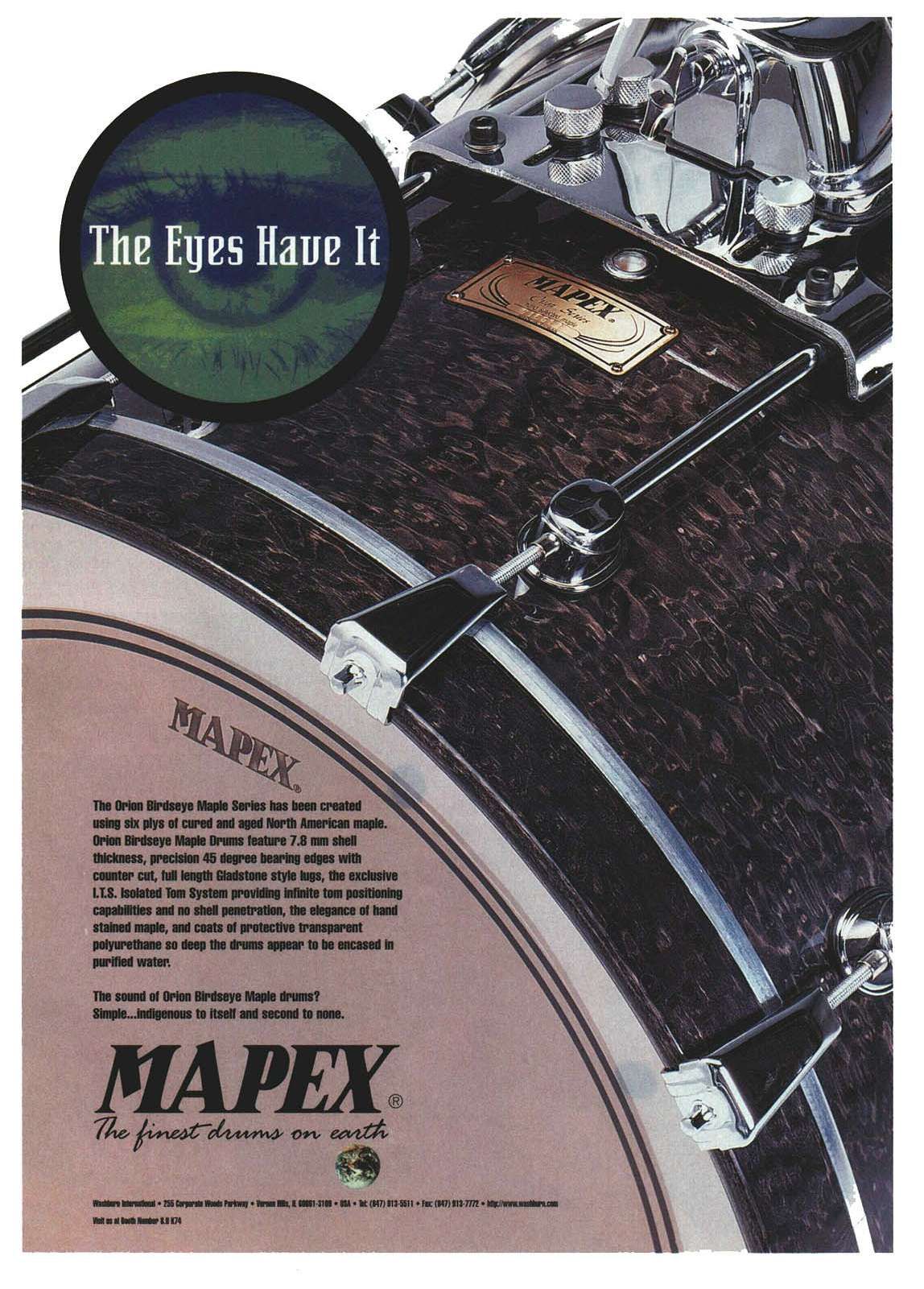1996 Orion Birdseye Maple Advert