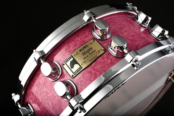 14 x 5.5 Bird's Eye Maple Bonny Pink "Golden Week" Snare Japan Only
